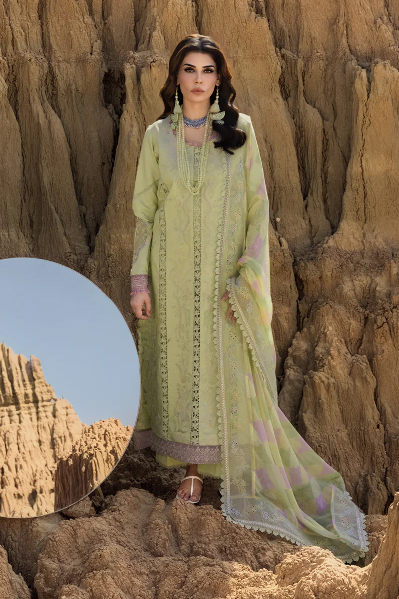 Rang Rasiya Premium Eid Collection 2025 | Rania, 3-piece Pakistani designer lawn suits in the UK- Zee Collections. FRONT